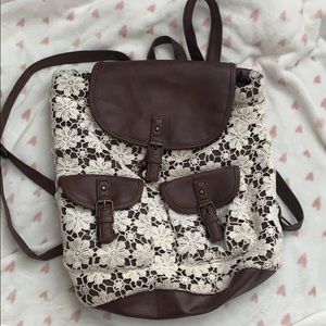 Claire’s Floral Backpack